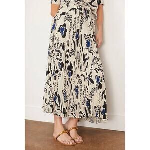 Ulla Johnson Faun Midi Skirt in Porcelain 2